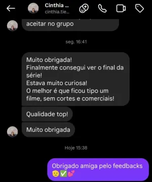 Feedback Cliente Cristão